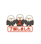 シマエナガとゆるっと暮らし～ビジネス編～（個別スタンプ：12）