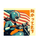 アメリカンなバイクガールの日常（個別スタンプ：6）