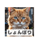 もふもふ表情ネコ（個別スタンプ：17）