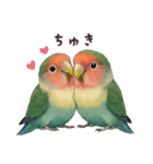 コザクラインコ【毎日使える】（個別スタンプ：6）