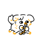 可愛いわんわんのスタンプ（個別スタンプ：3）