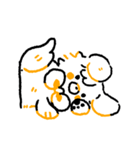 可愛いわんわんのスタンプ（個別スタンプ：4）
