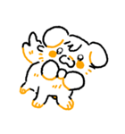 可愛いわんわんのスタンプ（個別スタンプ：8）