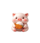 食べすぎピンクのぶた（個別スタンプ：20）