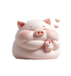 食べすぎピンクのぶた（個別スタンプ：28）