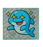 テレパシーで戦うイルカくん@SFW（個別スタンプ：16）