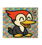 ドコドコ戦士キツツッキー@SFW（個別スタンプ：1）