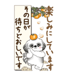 【Big】B＆Wのシーズー犬 『秋』2025（個別スタンプ：29）