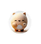 動く！まんまるアニマルパラダイス2（個別スタンプ：4）