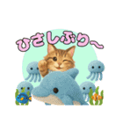 ふわふわメインクーンのアニメスタンプ（個別スタンプ：22）