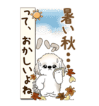 【Big】シーズー犬 『秋』2025（個別スタンプ：9）