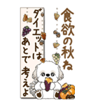 【Big】シーズー犬 『秋』2025（個別スタンプ：15）