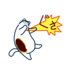 和風猫＜気分が沈んでいる時に＞（個別スタンプ：11）