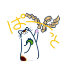 和風猫＜気分が沈んでいる時に＞（個別スタンプ：24）