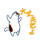 和風猫＜気分が沈んでいる時に＞（個別スタンプ：38）