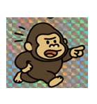 筋肉暴走ゴリラ無双伝説@SFW（個別スタンプ：4）