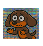 胴長一閃！ダックス武者伝説@SFW（個別スタンプ：3）
