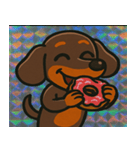 胴長一閃！ダックス武者伝説@SFW（個別スタンプ：4）