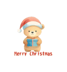 動くクマさんクリスマス＆お正月＆普段使い（個別スタンプ：2）
