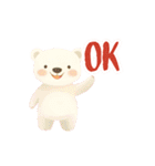 動くクマさんクリスマス＆お正月＆普段使い（個別スタンプ：17）