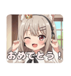 ヘッドホンみなみちゃんスタンプ（個別スタンプ：6）