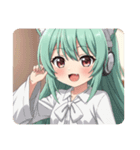 ヘッドホンみなみちゃんスタンプ（個別スタンプ：23）