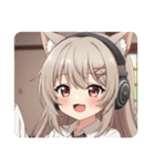 ヘッドホンみなみちゃんスタンプ（個別スタンプ：31）