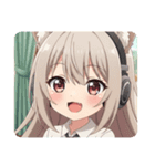 ヘッドホンみなみちゃんスタンプ（個別スタンプ：32）
