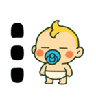 ふてぶてしい赤ちゃん,,,（個別スタンプ：19）