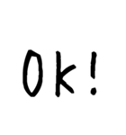 シンプル手書き定型・毎日セット（個別スタンプ：13）