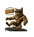 ムキ！マッスルキャット！（個別スタンプ：14）