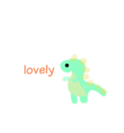 ゆるふわ恐竜 Dinosaur（個別スタンプ：4）