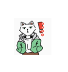 パーカーを着たイケメン犬（個別スタンプ：2）