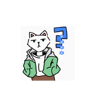 パーカーを着たイケメン犬（個別スタンプ：3）