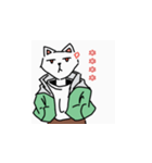 パーカーを着たイケメン犬（個別スタンプ：5）