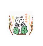 パーカーを着たイケメン犬（個別スタンプ：6）