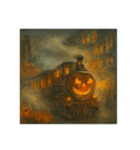 ハロウィン列車とゾンビの整備士など（個別スタンプ：2）