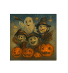 ハロウィン列車とゾンビの整備士など（個別スタンプ：11）
