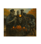 ハロウィン列車とゾンビの整備士など（個別スタンプ：20）