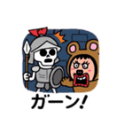 ポポベアがホラーの城を探索！（個別スタンプ：9）