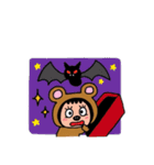 ポポベアがホラーの城を探索！（個別スタンプ：30）