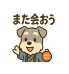 お祭りシュナの夏だより（個別スタンプ：34）