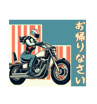 [お帰りなさい専用]アメリカンバイク女（個別スタンプ：12）