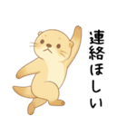 本音を彼氏にぶつけるカワウソ[恋人・彼女]（個別スタンプ：13）