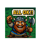 【レトロゲーム風】ドワーフくん（個別スタンプ：9）