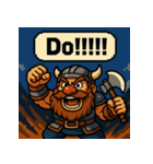 【レトロゲーム風】ドワーフくん（個別スタンプ：12）