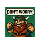 【レトロゲーム風】ドワーフくん（個別スタンプ：14）