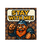 【レトロゲーム風】ドワーフくん（個別スタンプ：16）