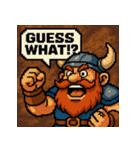 【レトロゲーム風】ドワーフくん（個別スタンプ：17）