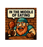 【レトロゲーム風】ドワーフくん（個別スタンプ：21）